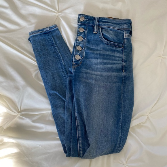 American Eagle Outfitters Denim - High Waist Stretch Skinny Jeans